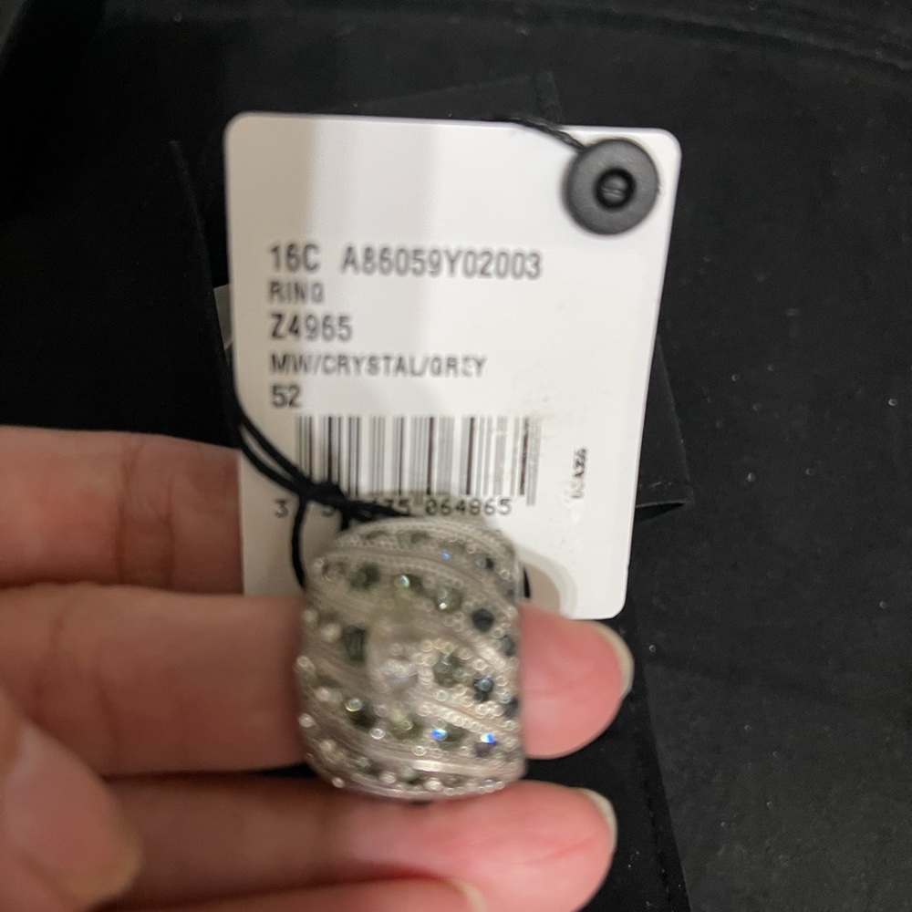 Brand new Chanel crystal ring